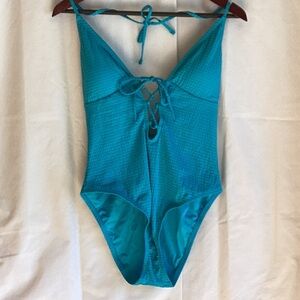 Teal One-Piece Swimsuit Lucky Brand NWT size large